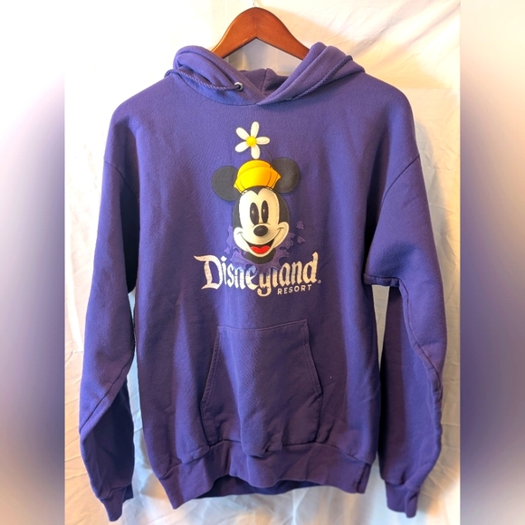 Disneyland Minnie Mouse Purple Sweatshirt Hoodie Size Medium, Walt Disney World - Picture 5 of 5